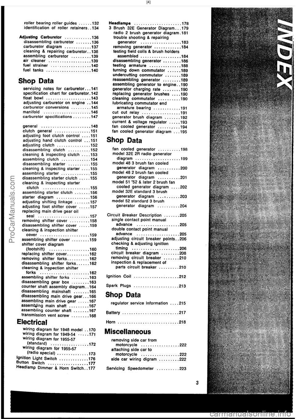 HARLEY-DAVIDSON PANHEAD 1948  Service Manual  [4]
ProCarManuals.com 
