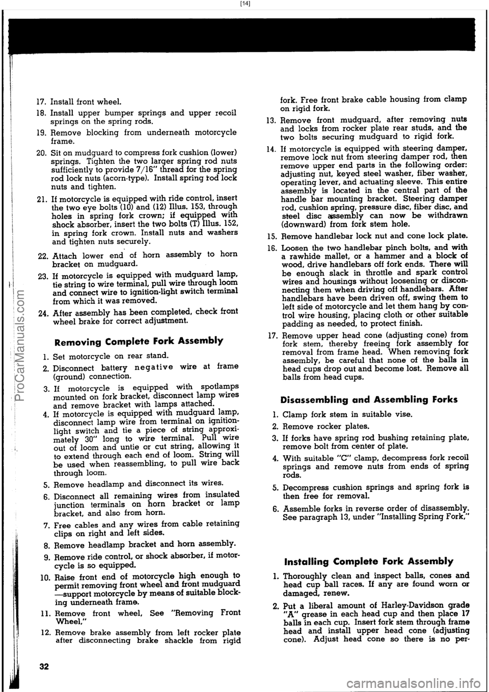 HARLEY-DAVIDSON PANHEAD 1948 Owners Guide  [14]
ProCarManuals.com 