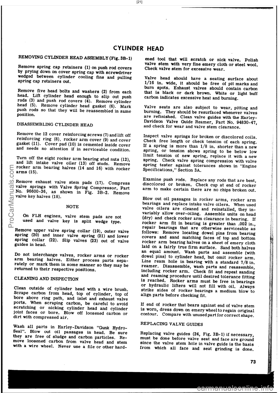 HARLEY-DAVIDSON PANHEAD 1948 Manual PDF  [21]
ProCarManuals.com 
