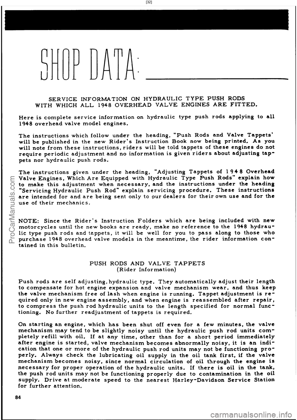 HARLEY-DAVIDSON PANHEAD 1948 Manual Online  [32]
ProCarManuals.com 