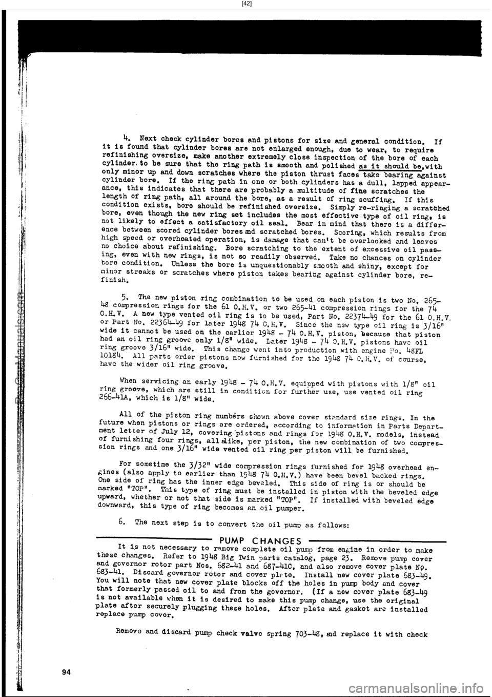 HARLEY-DAVIDSON PANHEAD 1948 Owners Manual  [42]
ProCarManuals.com 