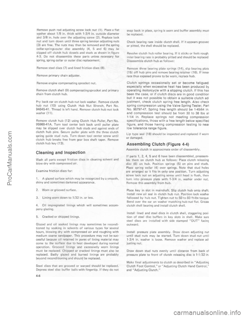 HARLEY-DAVIDSON SUPER GLIDE 1980 Service Manual ProCarManuals.com HARLEY-DAVIDSON SUPER GLIDE 1980 Service Manual ProCarManuals.com