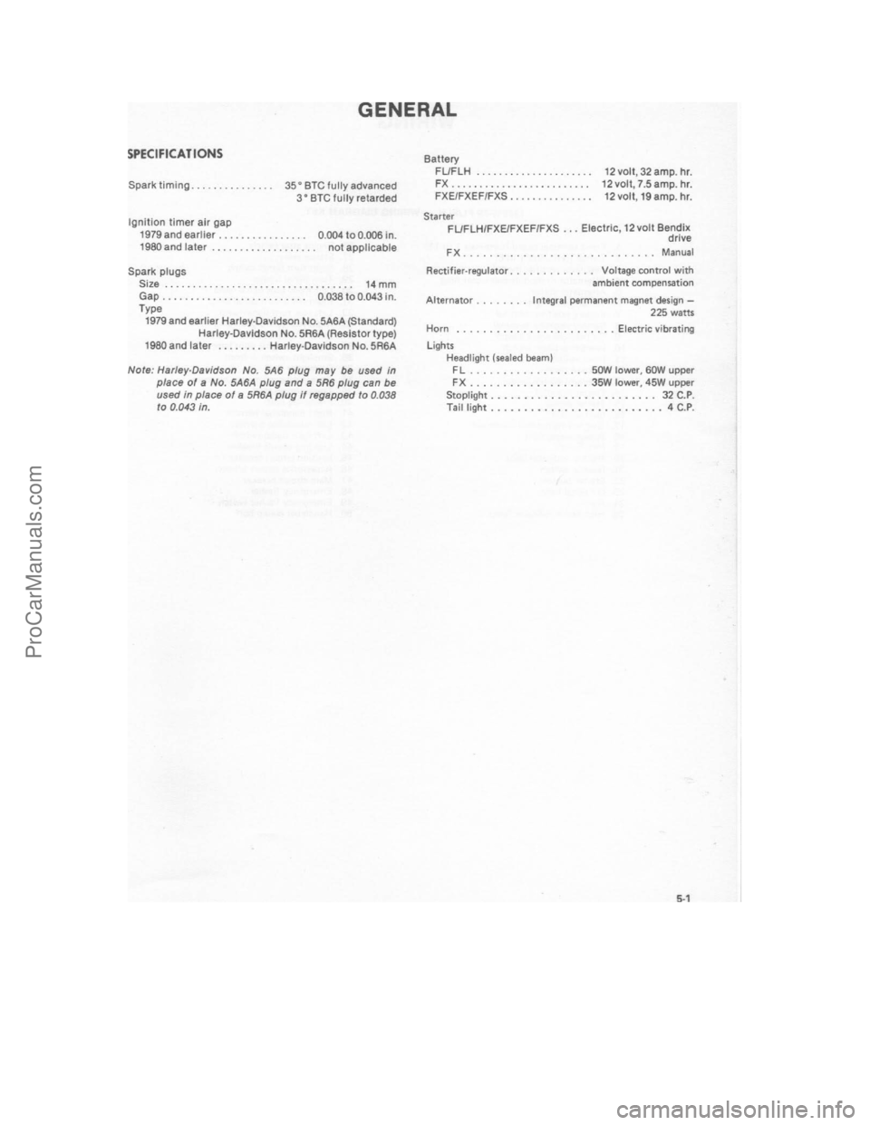 HARLEY-DAVIDSON SUPER GLIDE 1980 Service Manual ProCarManuals.com HARLEY-DAVIDSON SUPER GLIDE 1980 Service Manual ProCarManuals.com
