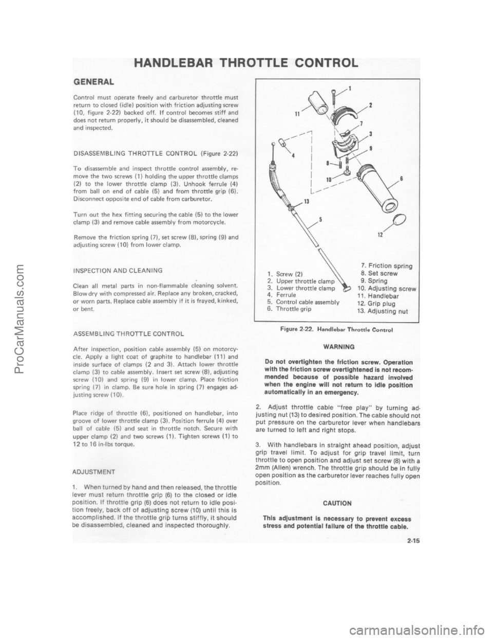HARLEY-DAVIDSON SUPER GLIDE 1980 Owners Guide ProCarManuals.com 