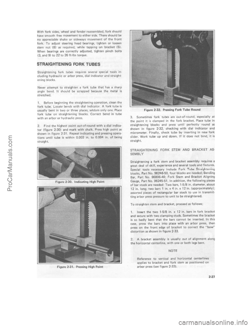HARLEY-DAVIDSON SUPER GLIDE 1980 Workshop Manual ProCarManuals.com 