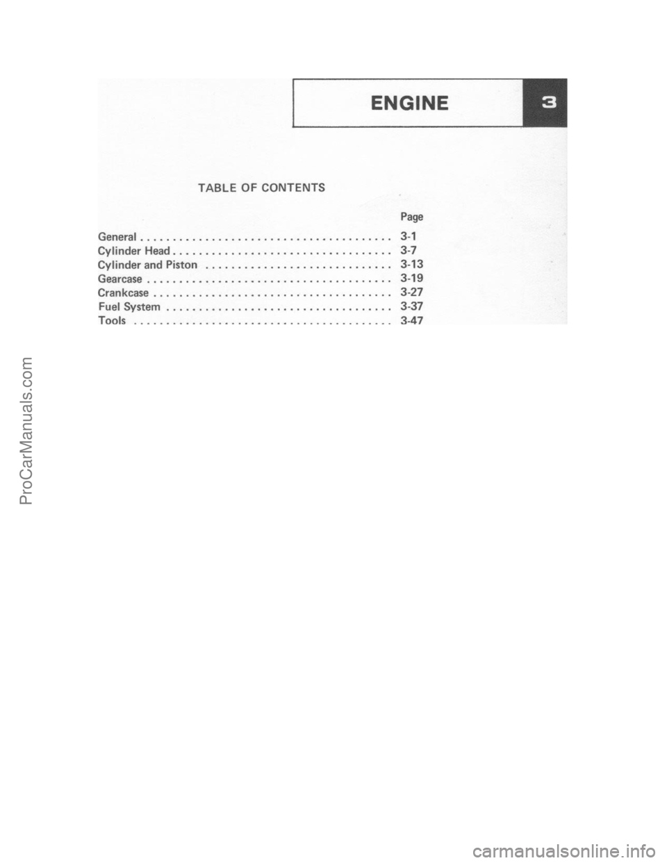 HARLEY-DAVIDSON SUPER GLIDE 1980 Repair Manual ProCarManuals.com HARLEY-DAVIDSON SUPER GLIDE 1980 Repair Manual ProCarManuals.com