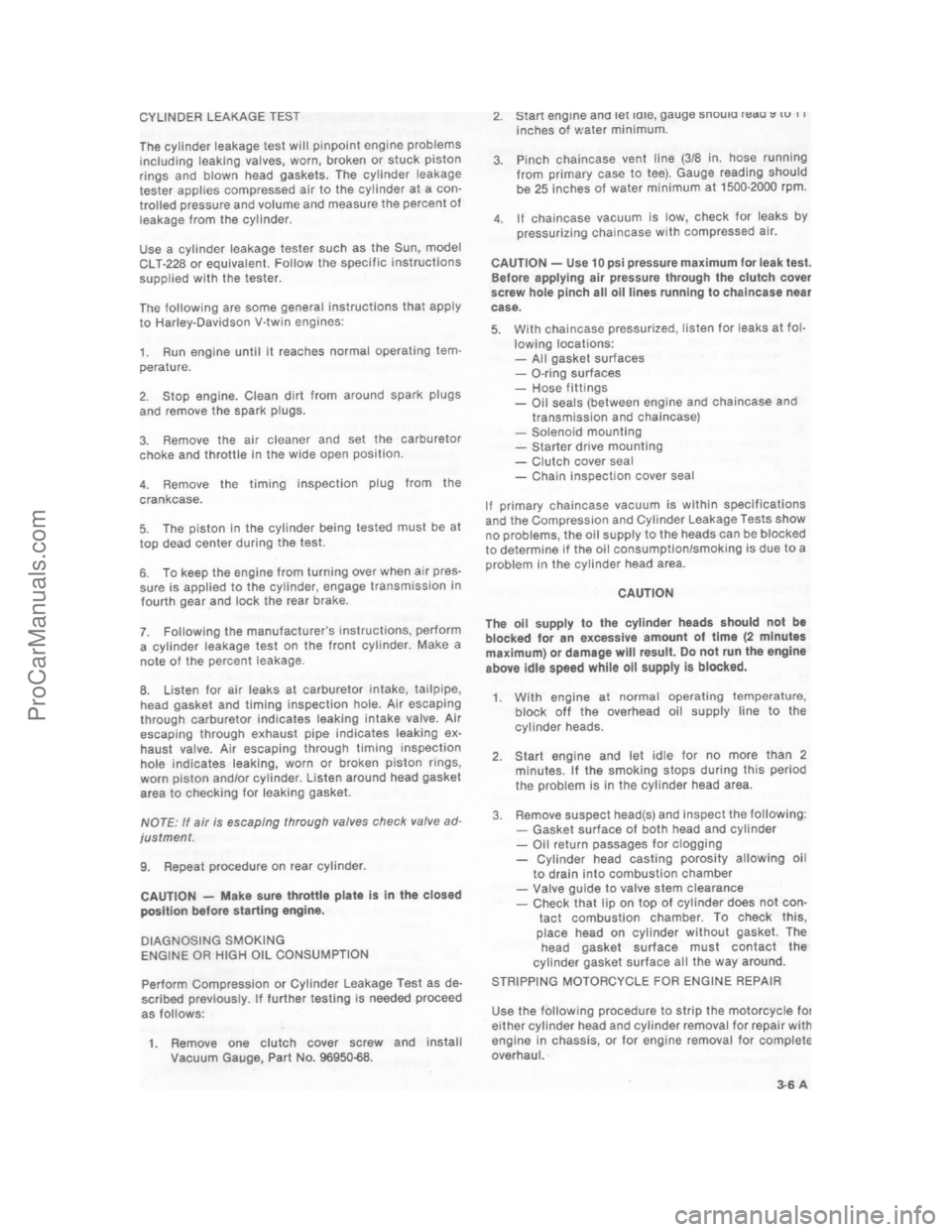 HARLEY-DAVIDSON SUPER GLIDE 1980 Manual PDF ProCarManuals.com HARLEY-DAVIDSON SUPER GLIDE 1980 Manual PDF ProCarManuals.com