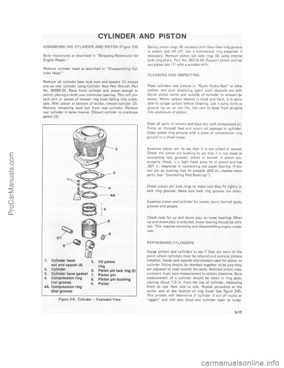HARLEY-DAVIDSON SUPER GLIDE 1980 Manual Online ProCarManuals.com 