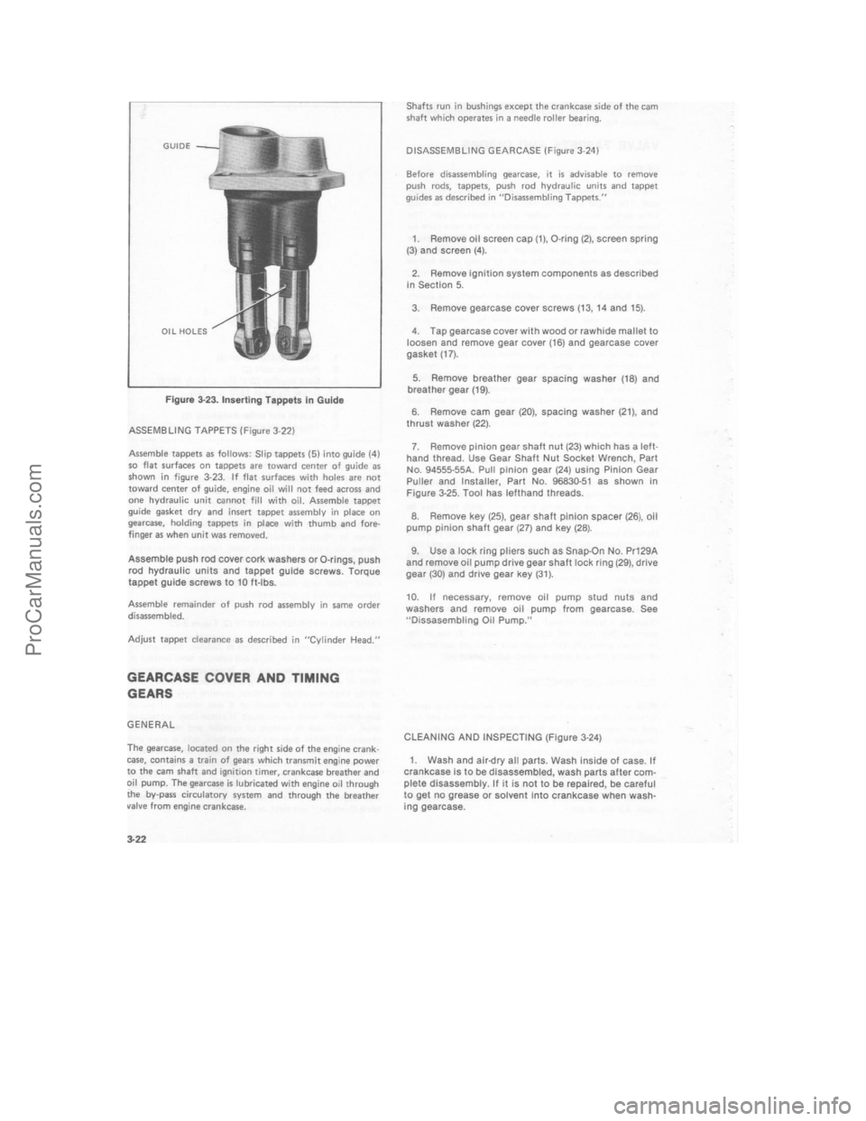HARLEY-DAVIDSON SUPER GLIDE 1980 Manual Online ProCarManuals.com 