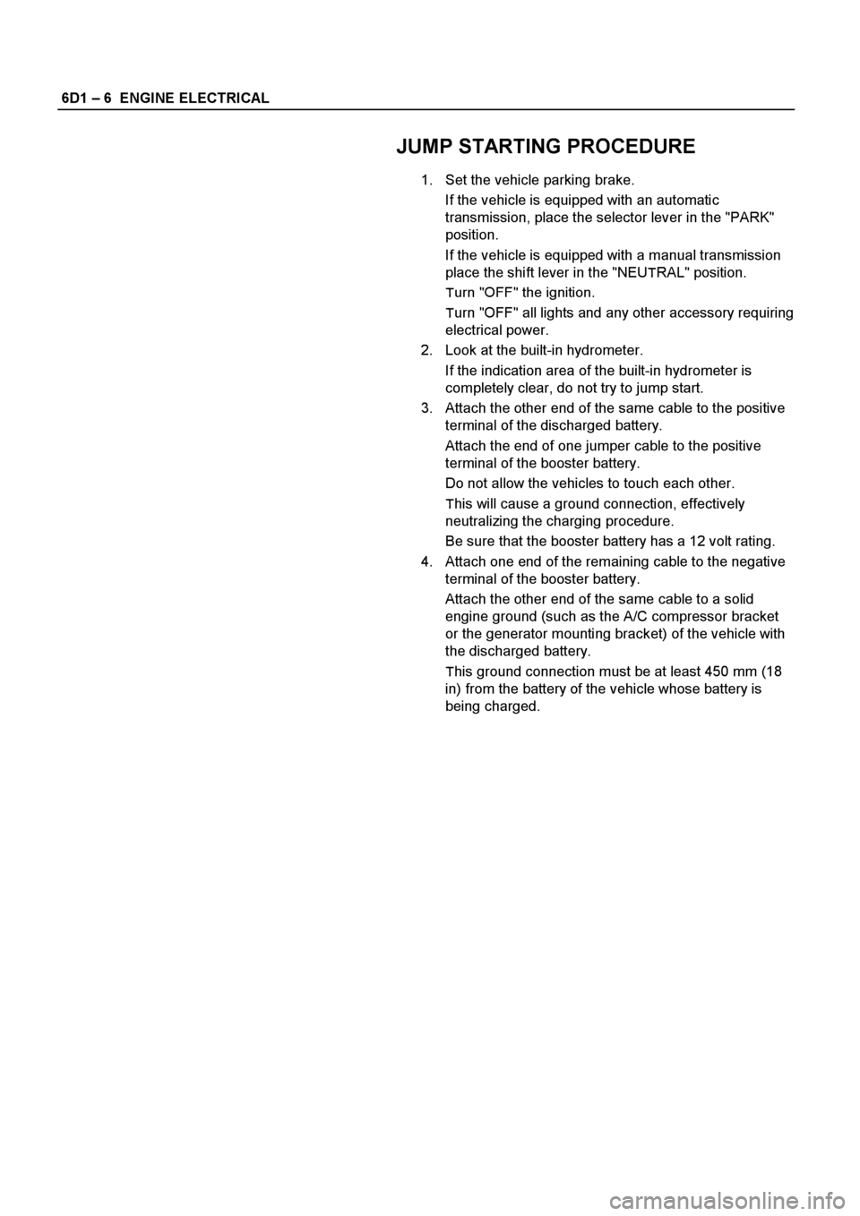 ISUZU ELF 1999  Workshop Manual 