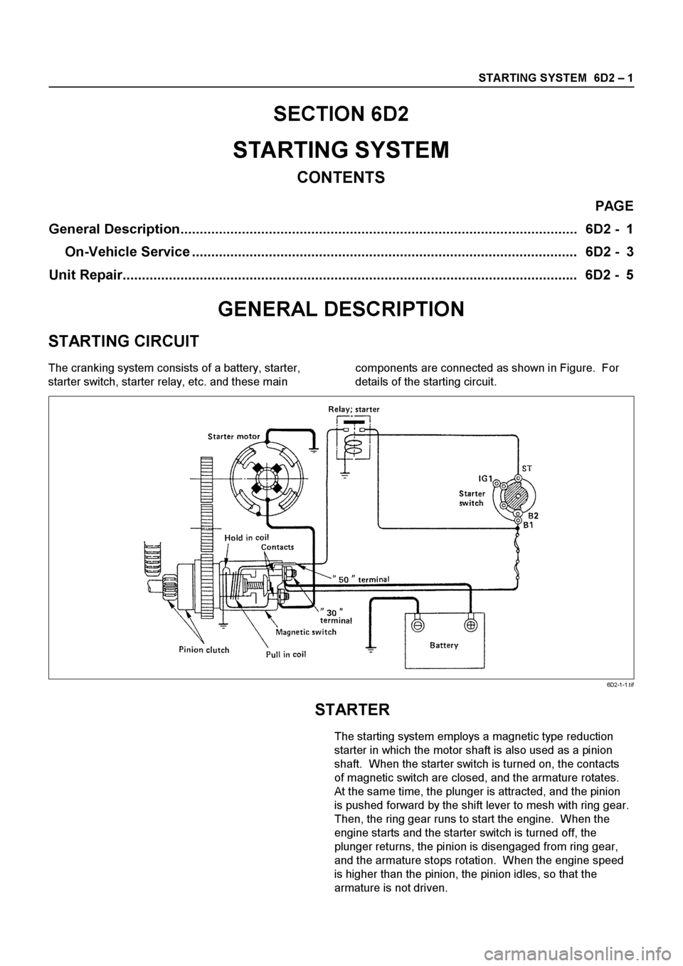 ISUZU ELF 1999  Workshop Manual 