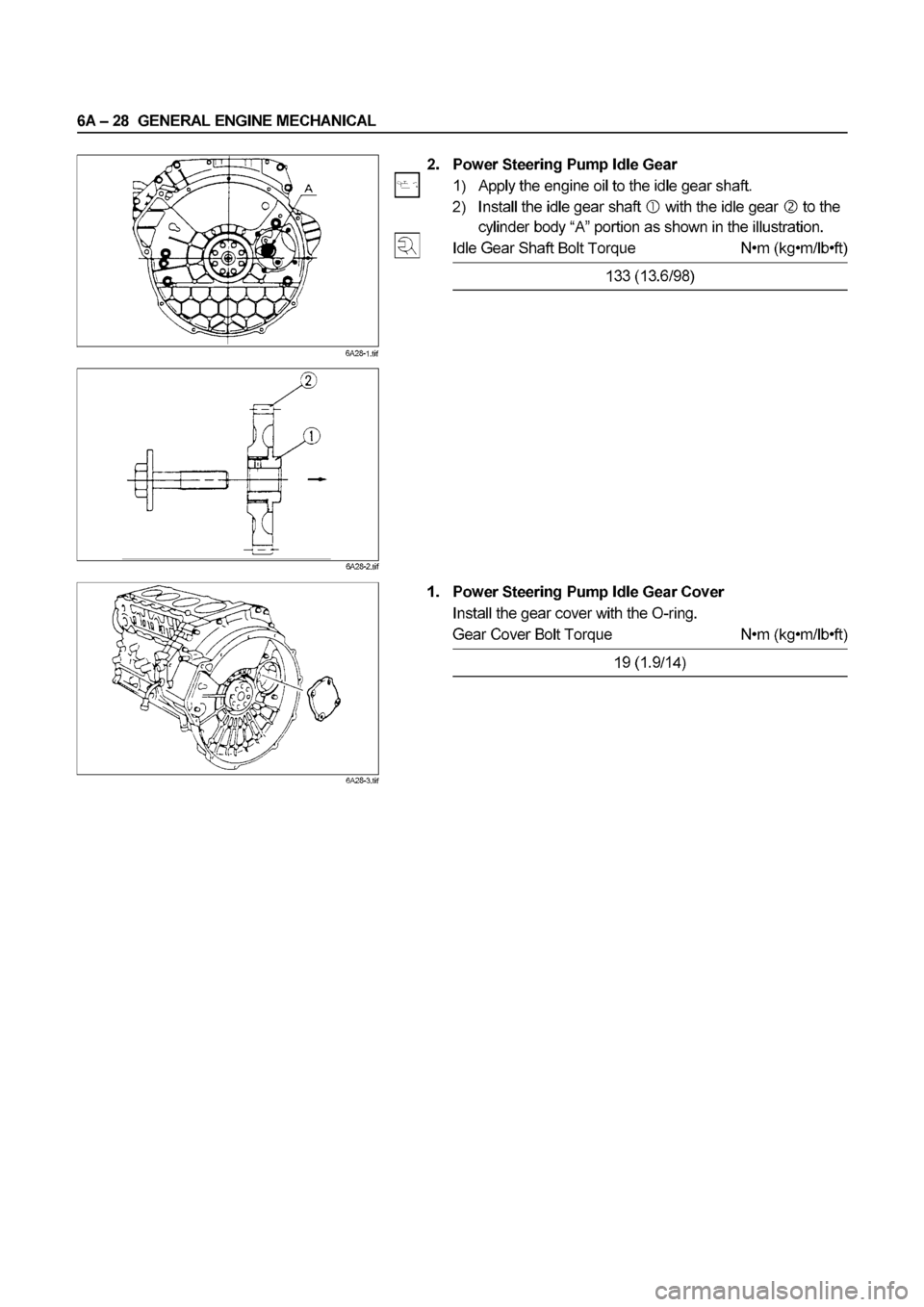 ISUZU ELF 1999  Workshop Manual 