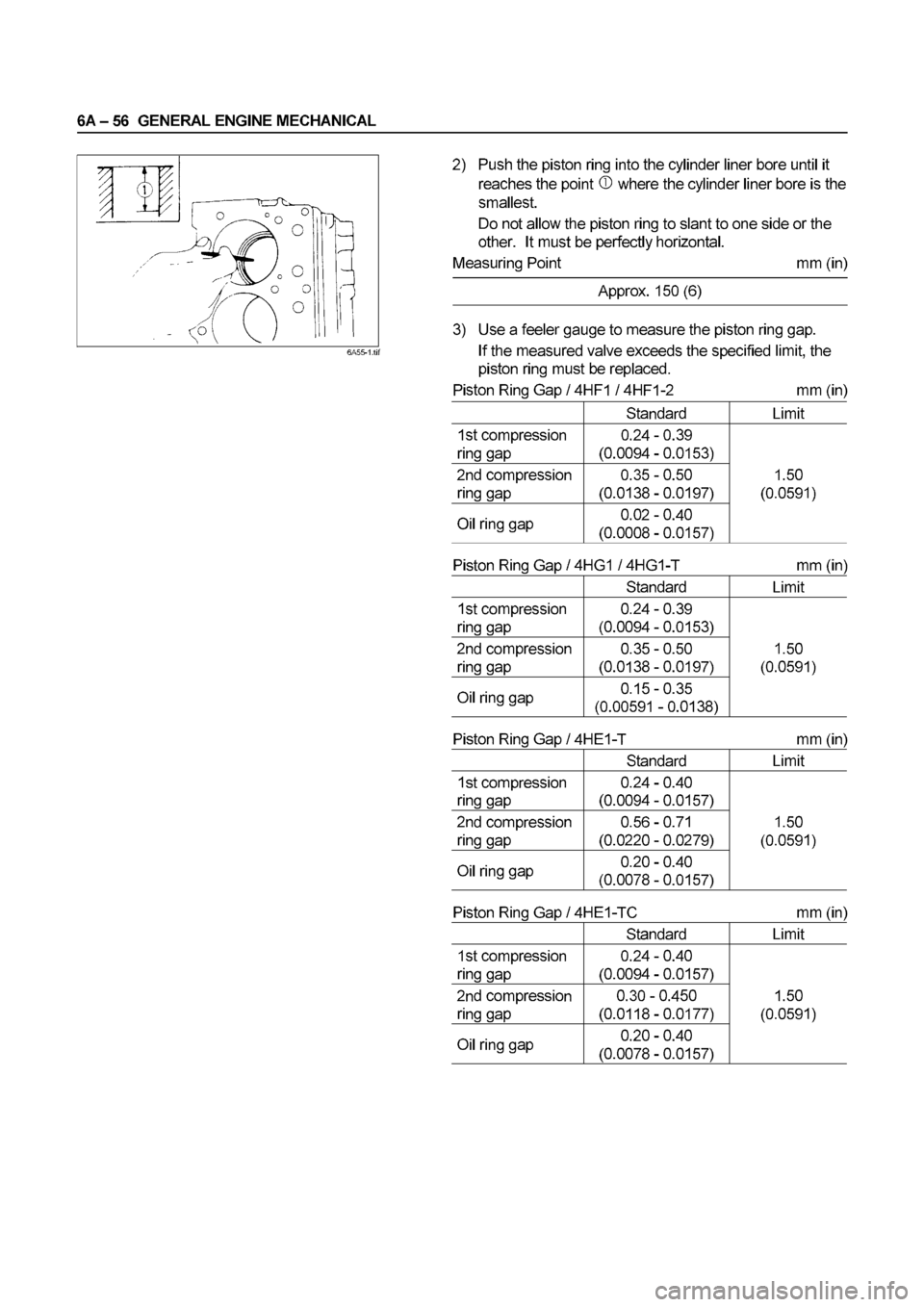 ISUZU ELF 1999  Workshop Manual 