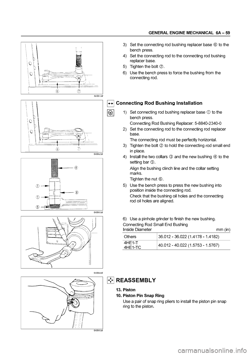 ISUZU ELF 1999  Workshop Manual 