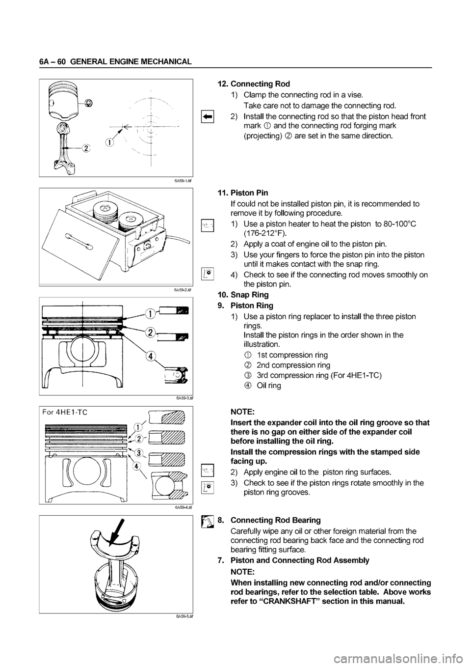 ISUZU ELF 1999  Workshop Manual 