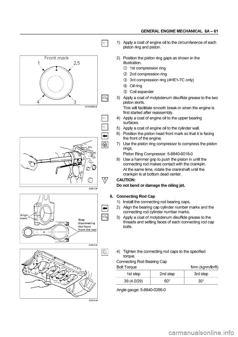 ISUZU ELF 1999  Workshop Manual 
