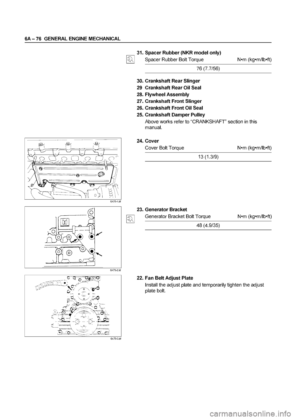ISUZU ELF 1999  Workshop Manual 
