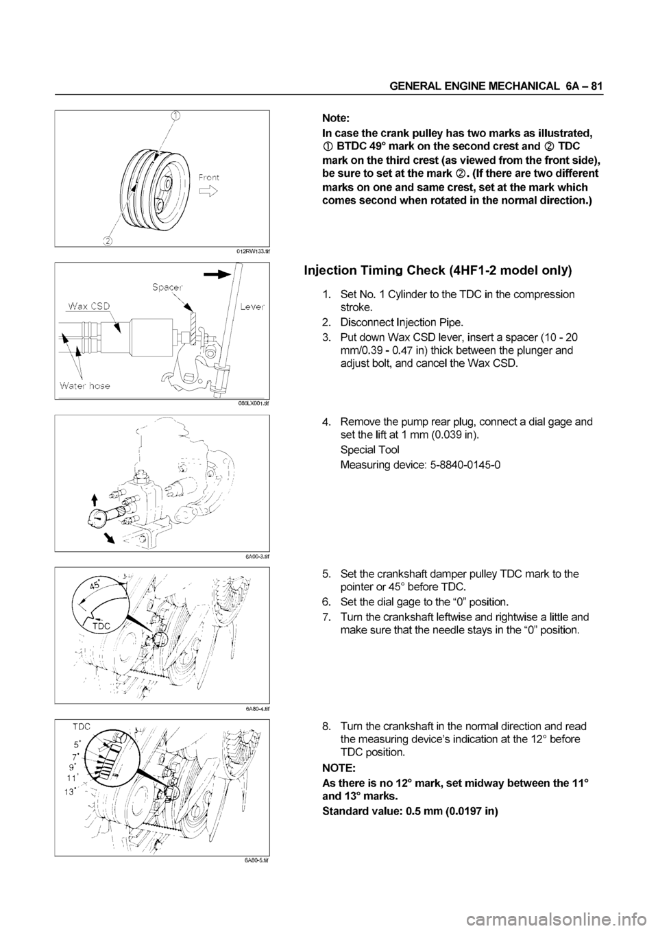 ISUZU ELF 1999  Workshop Manual 