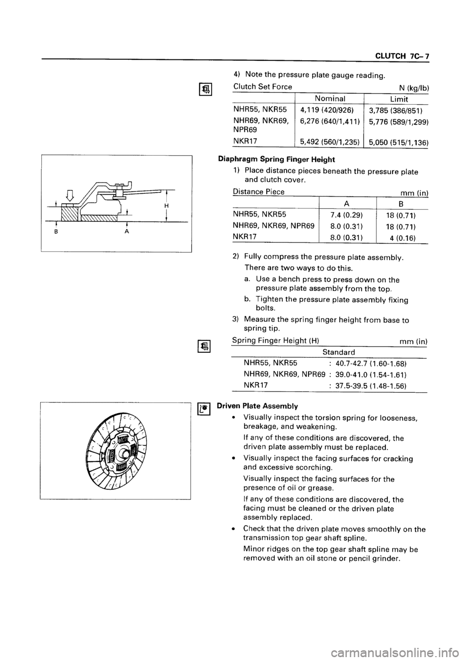 ISUZU ELF 1999  Workshop Manual 