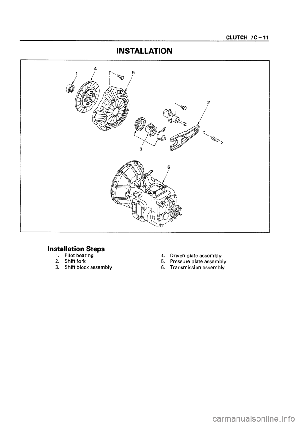 ISUZU ELF 1999  Workshop Manual 
