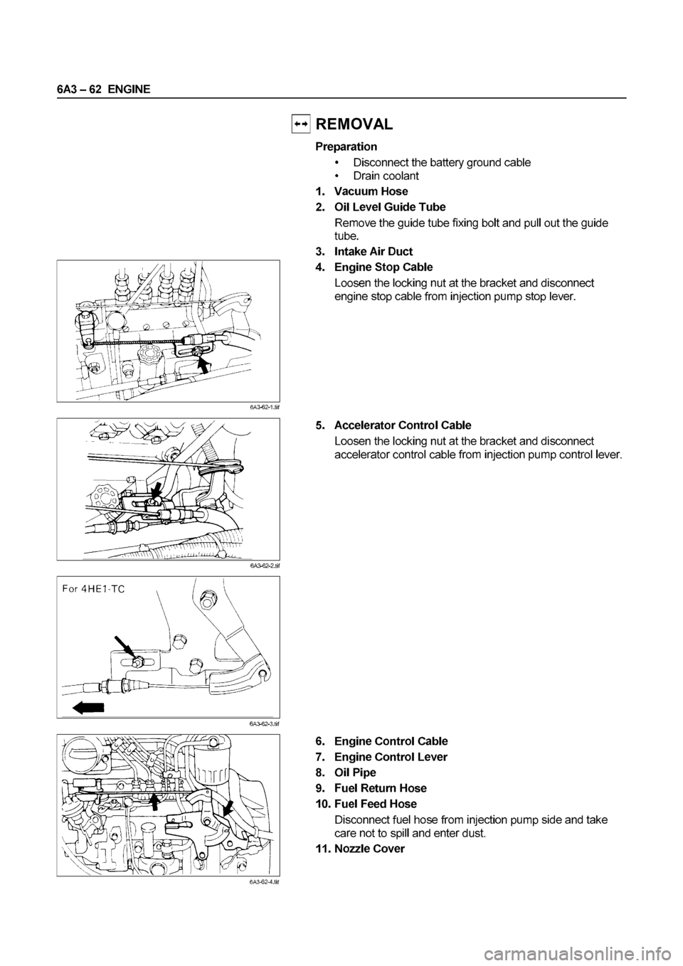 ISUZU ELF 1999 Workshop Manual ISUZU ELF 1999 Workshop Manual