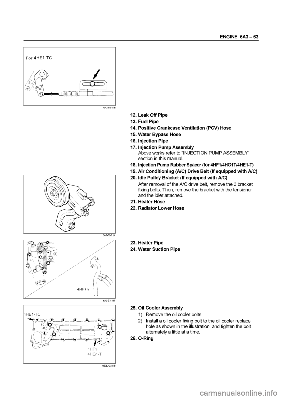 ISUZU ELF 1999 Workshop Manual ISUZU ELF 1999 Workshop Manual