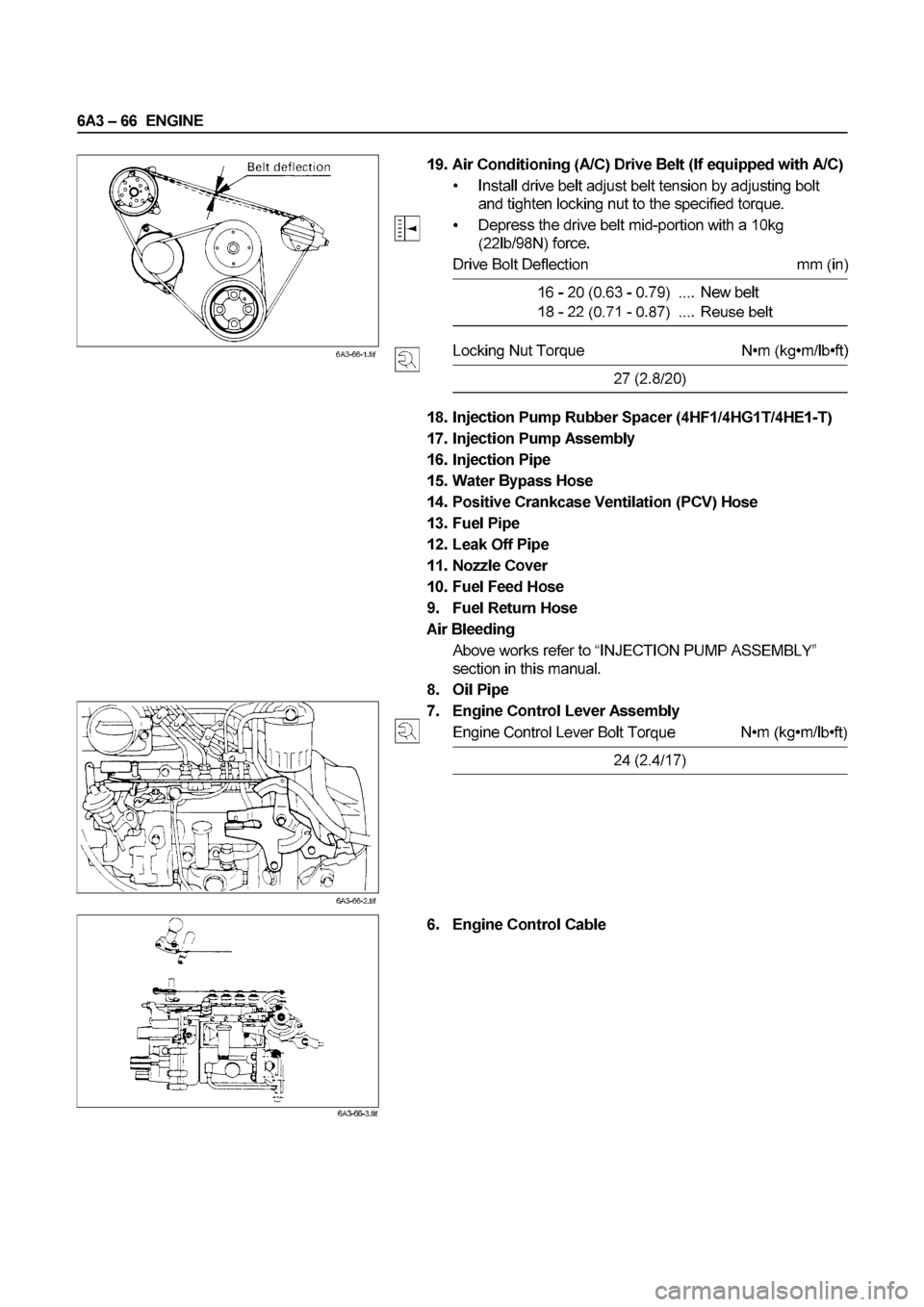 ISUZU ELF 1999 Workshop Manual ISUZU ELF 1999 Workshop Manual