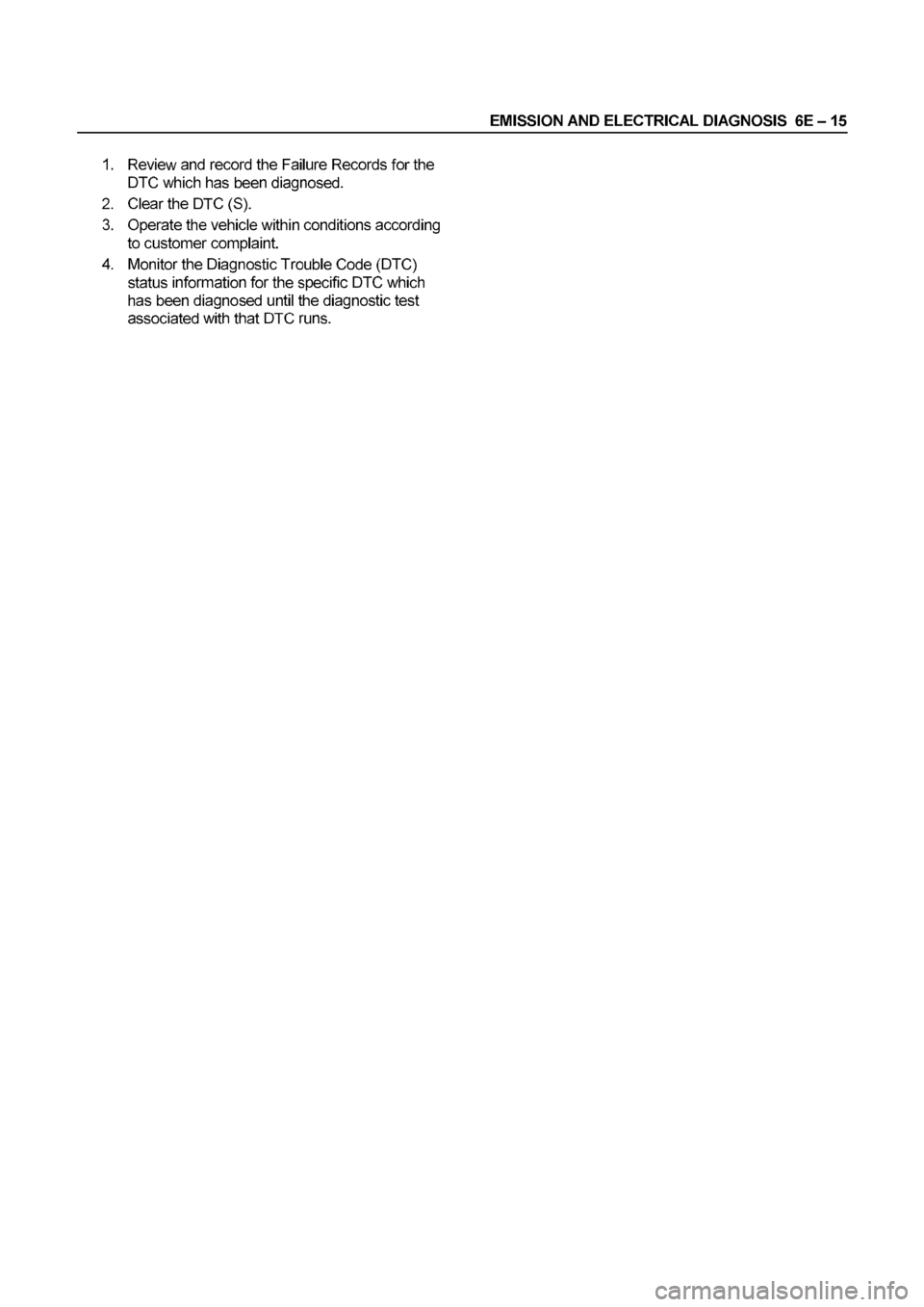 ISUZU ELF 1999  Workshop Manual 