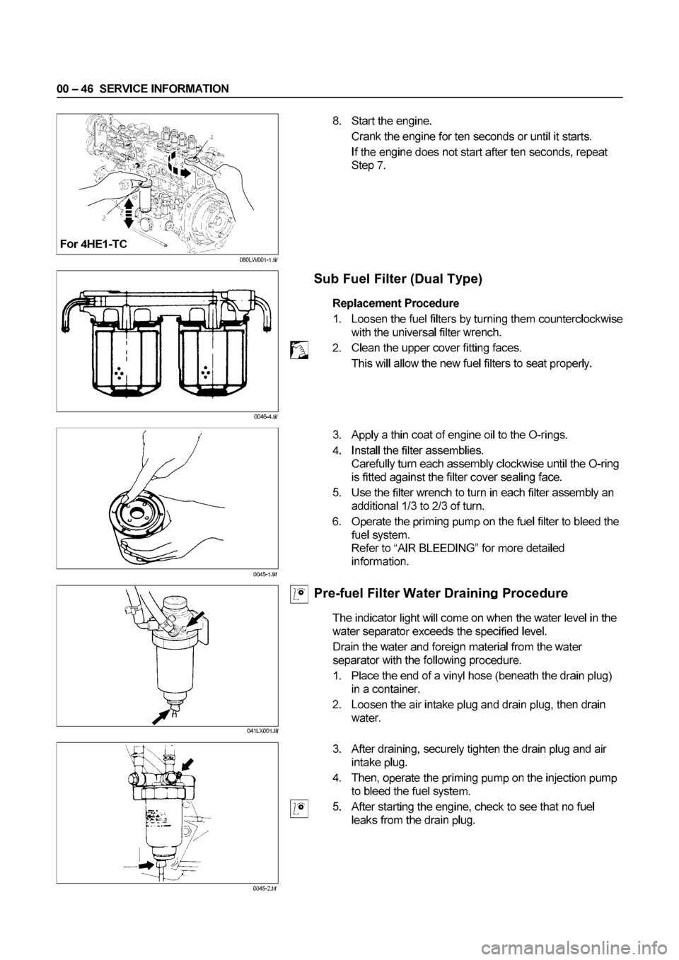 ISUZU ELF 1999 Service Manual ISUZU ELF 1999 Service Manual
