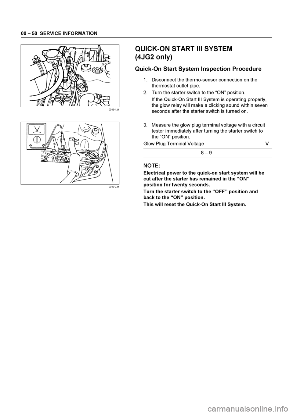 ISUZU ELF 1999 Workshop Manual ISUZU ELF 1999 Workshop Manual