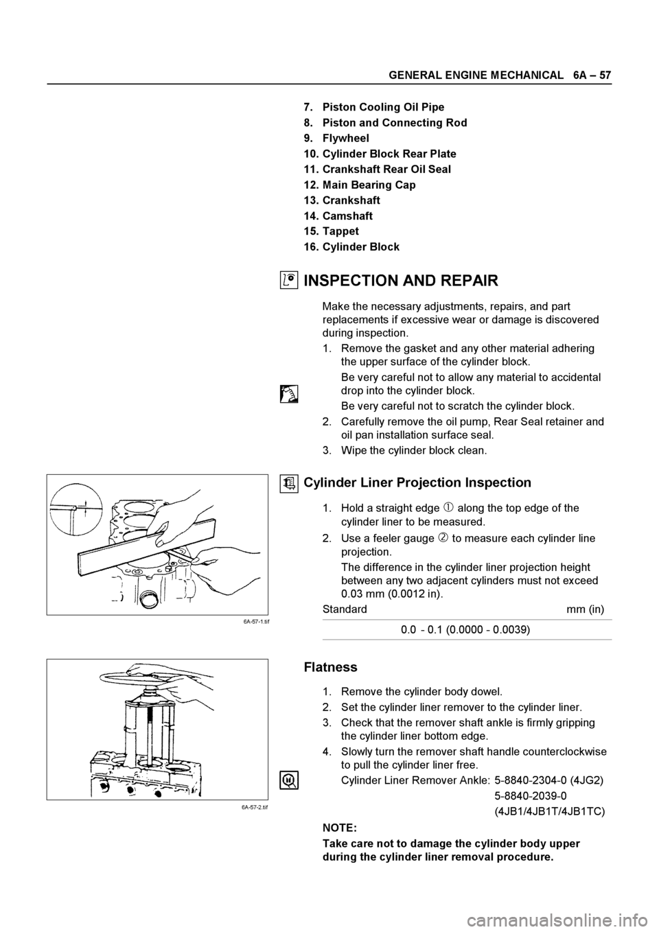 ISUZU ELF 1999 Workshop Manual ISUZU ELF 1999 Workshop Manual