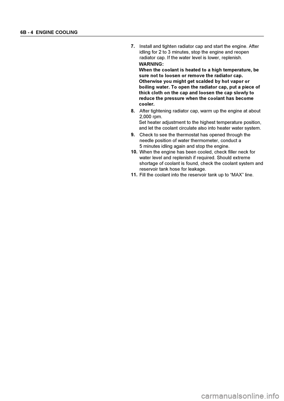 ISUZU ELF 1999  Workshop Manual 