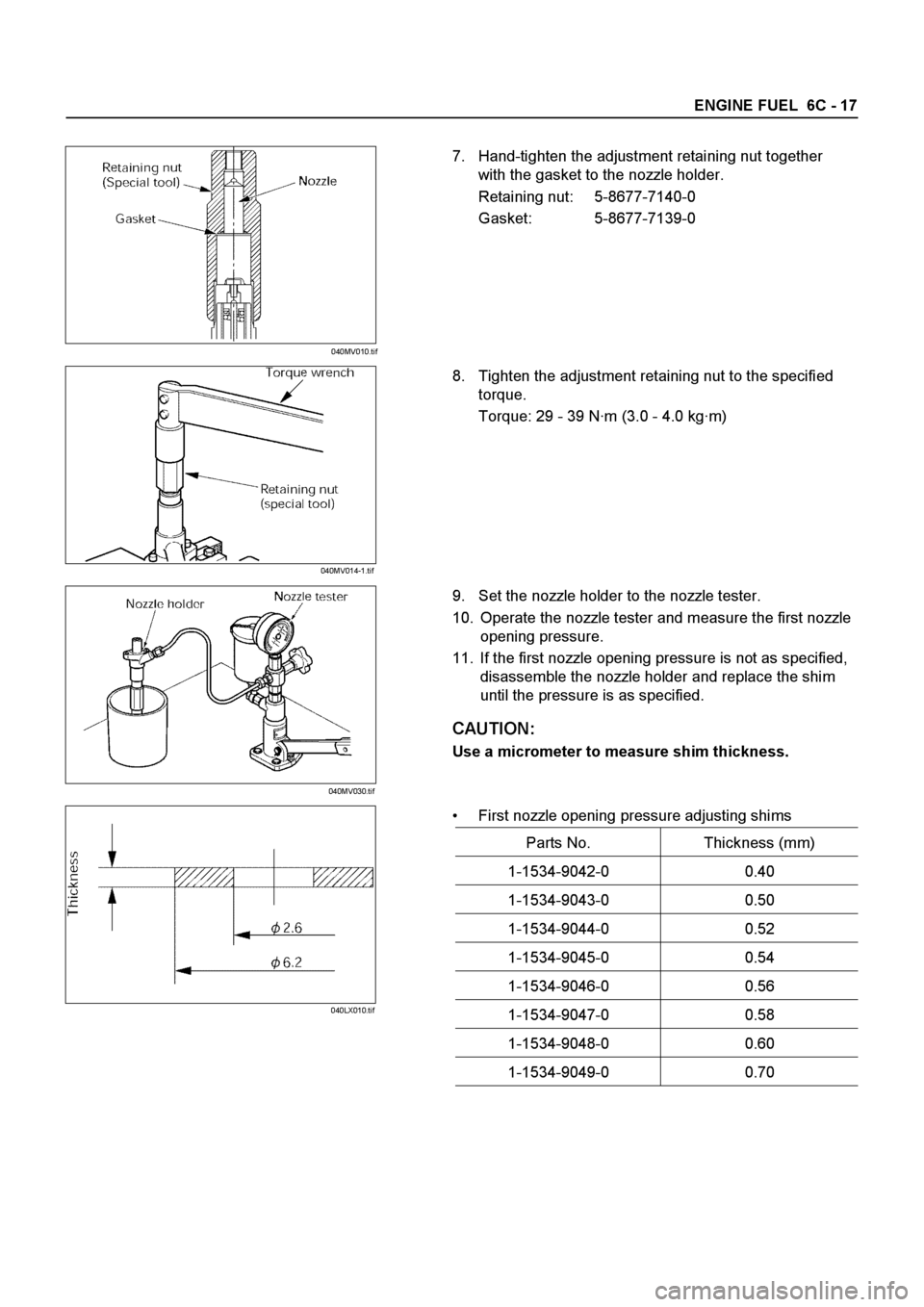 ISUZU ELF 1999 Workshop Manual ISUZU ELF 1999 Workshop Manual
