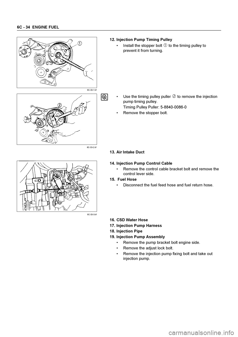 ISUZU ELF 1999  Workshop Manual 