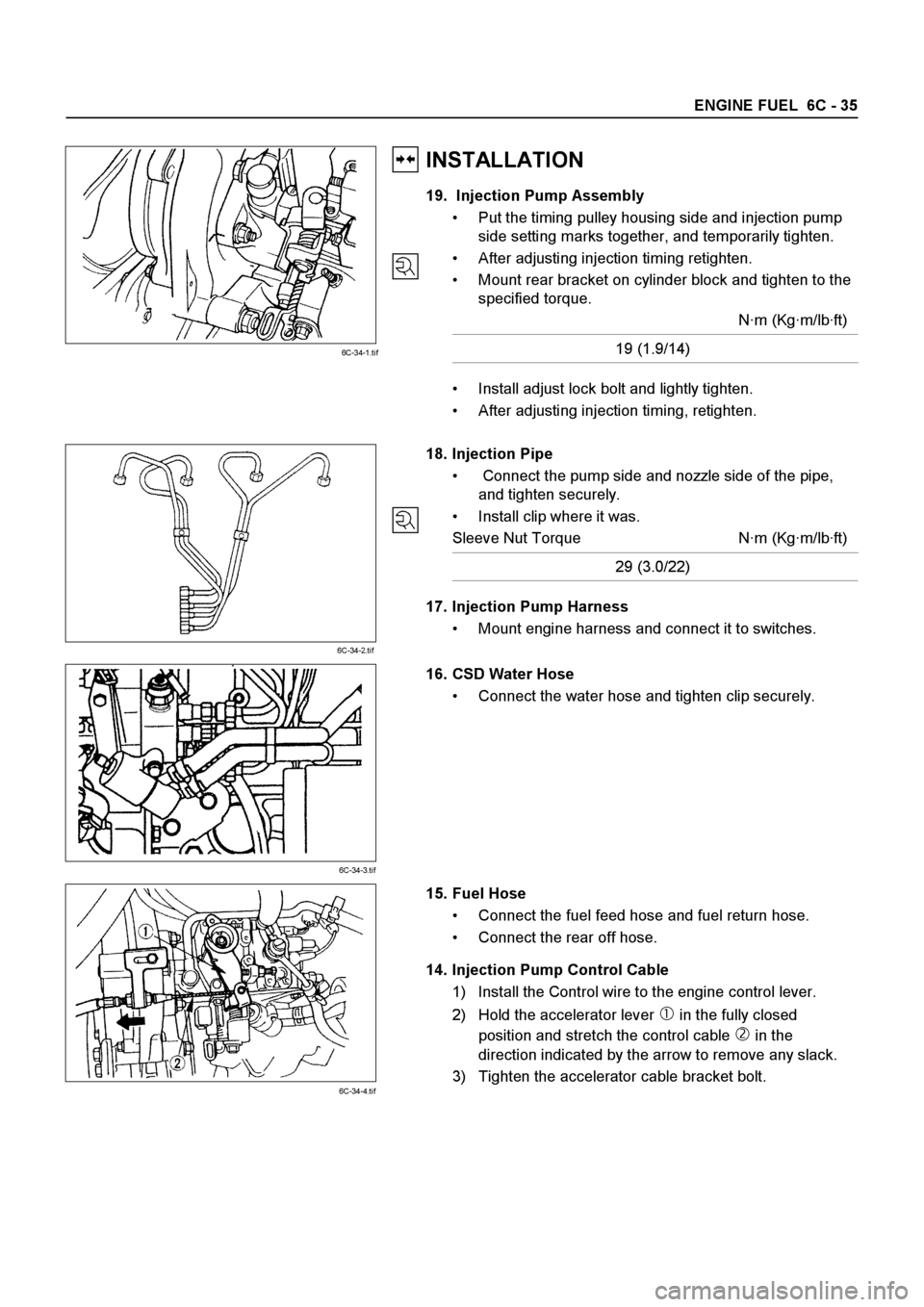 ISUZU ELF 1999  Workshop Manual 