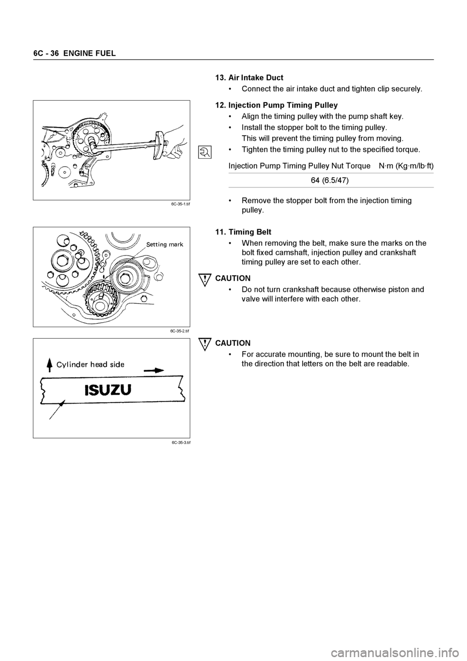 ISUZU ELF 1999  Workshop Manual 