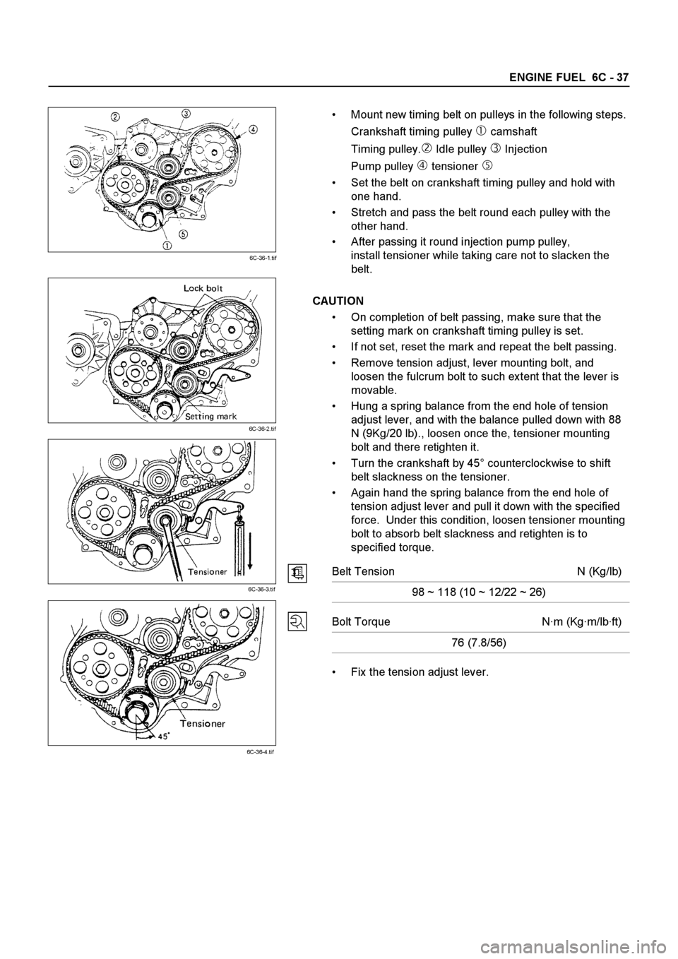 ISUZU ELF 1999  Workshop Manual 