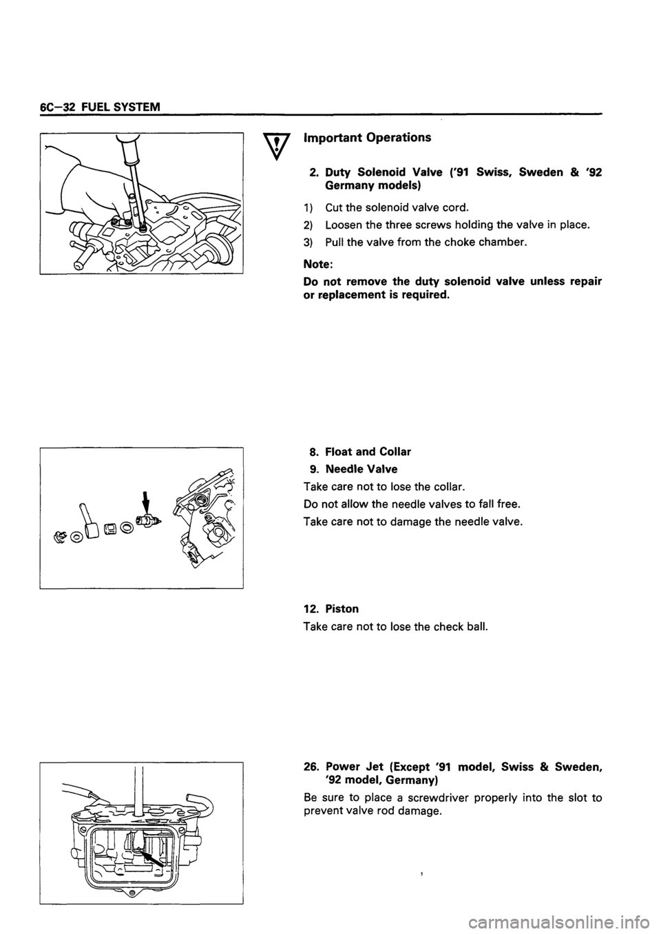 ISUZU DB SERIES 1993  Workshop Manual 