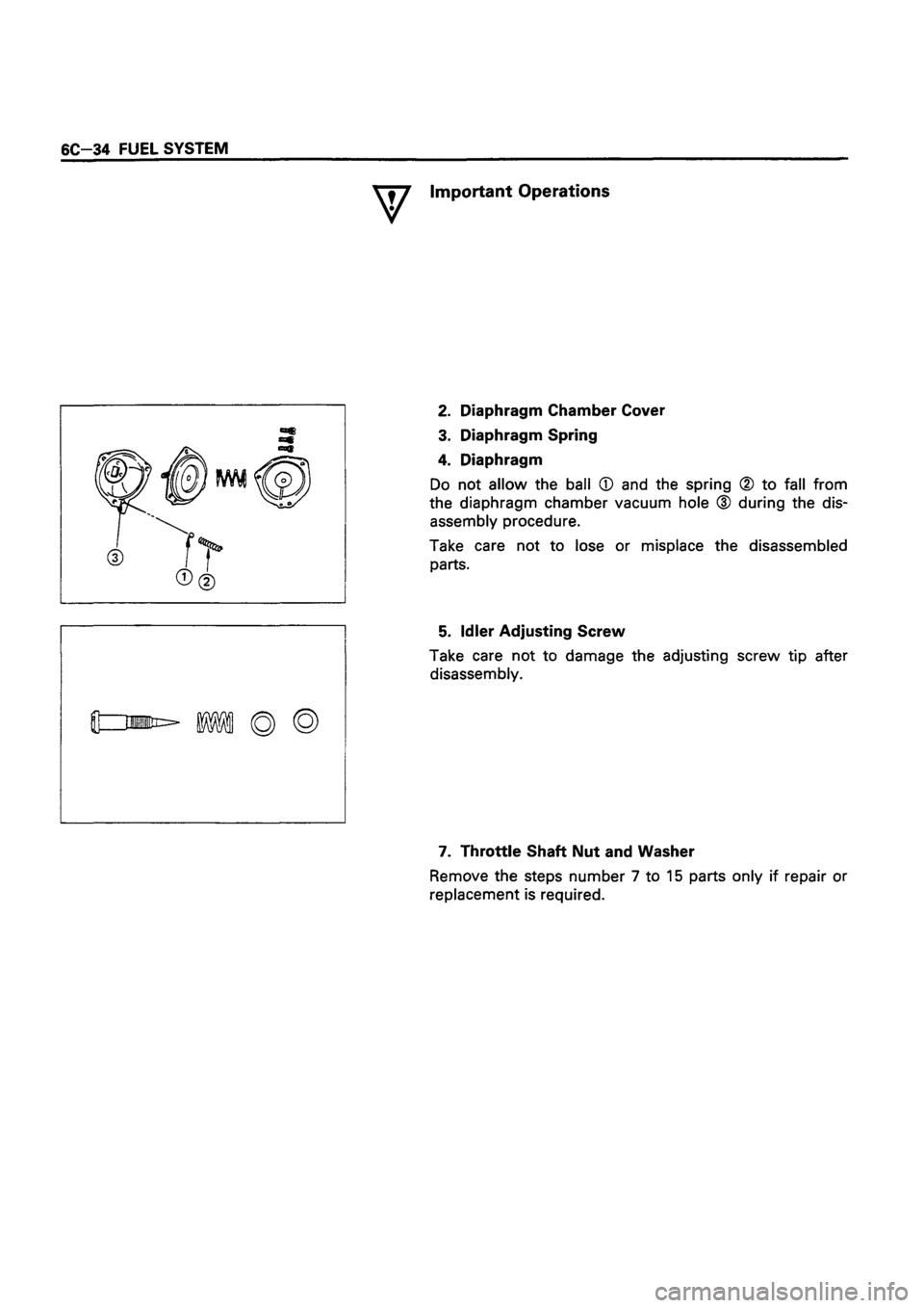 ISUZU DB SERIES 1993  Workshop Manual 