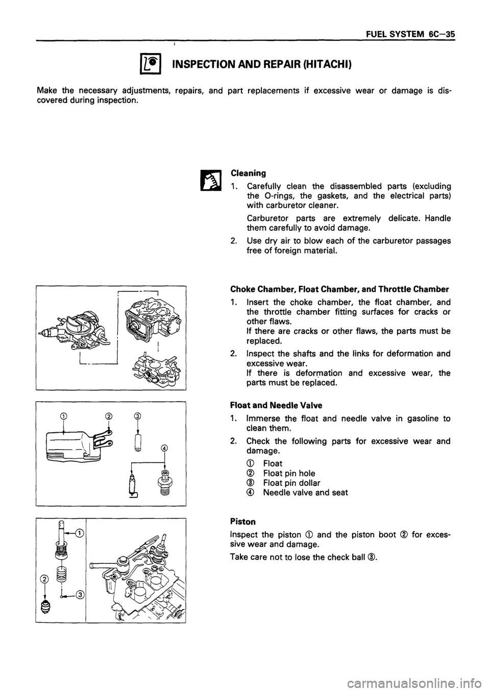 ISUZU DB SERIES 1993  Workshop Manual 