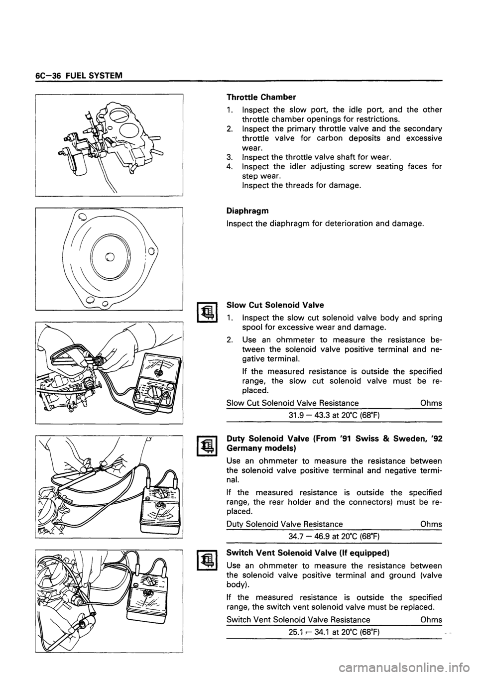 ISUZU DB SERIES 1993  Workshop Manual 