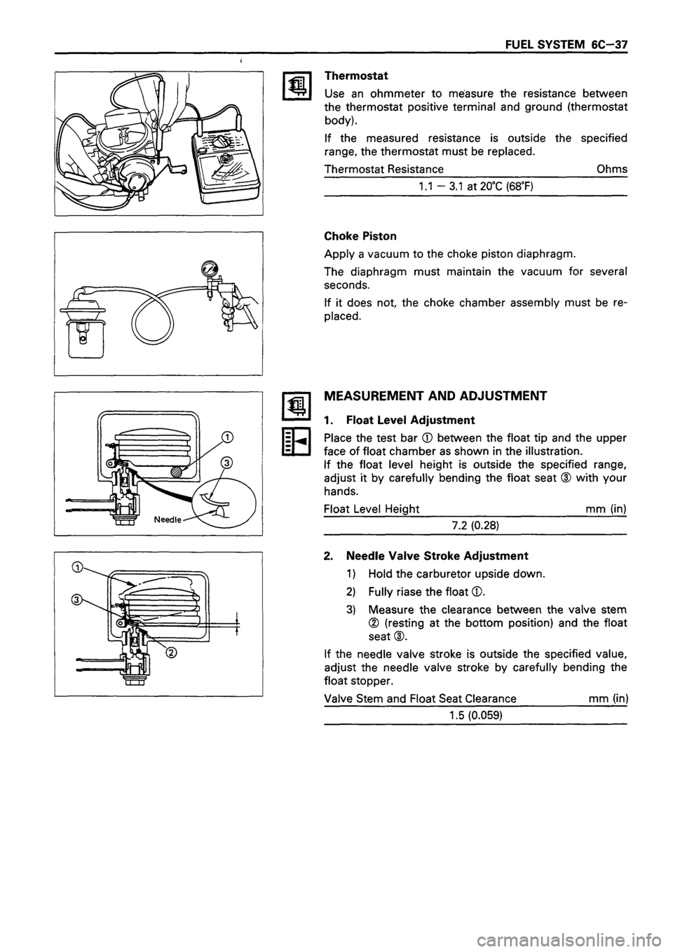 ISUZU DB SERIES 1993  Workshop Manual 