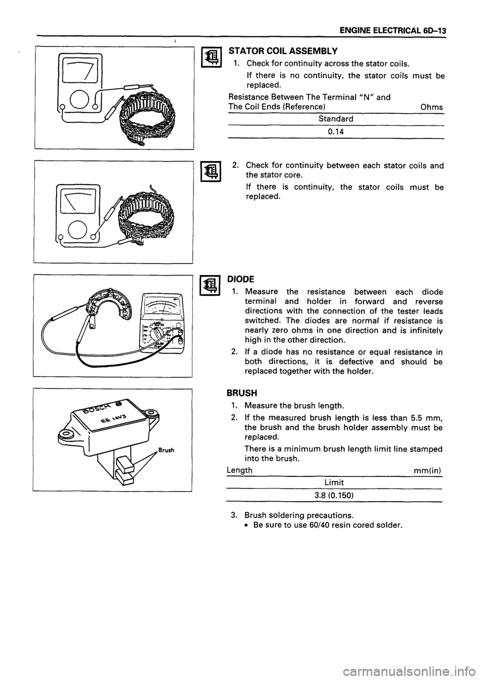 ISUZU DB SERIES 1993 Workshop Manual ISUZU DB SERIES 1993 Workshop Manual