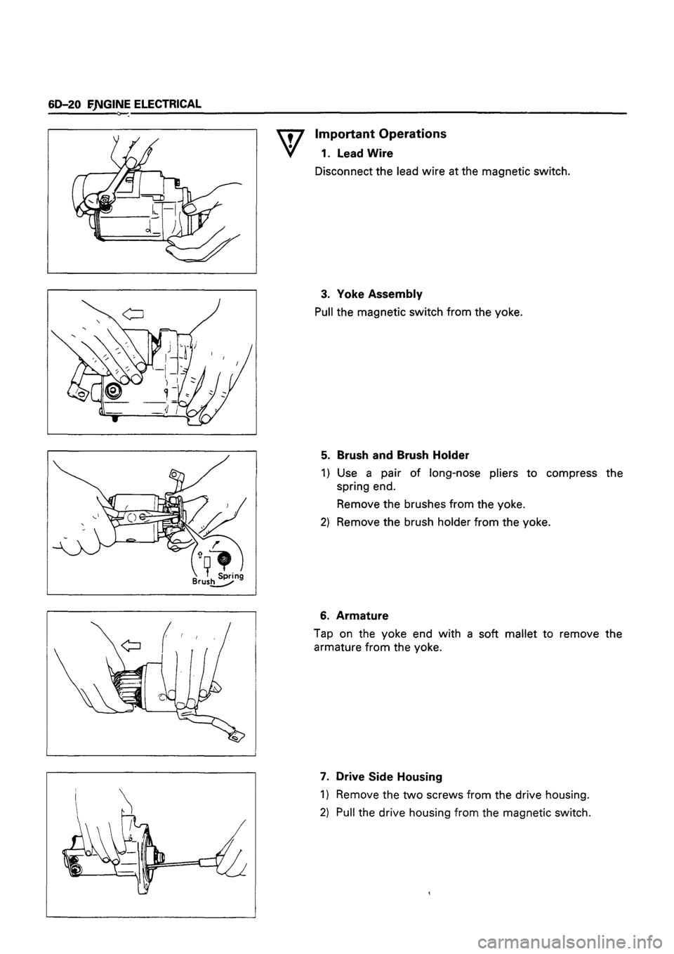 ISUZU DB SERIES 1993 Workshop Manual ISUZU DB SERIES 1993 Workshop Manual
