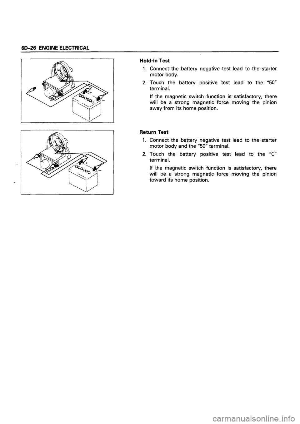 ISUZU DB SERIES 1993 Workshop Manual ISUZU DB SERIES 1993 Workshop Manual