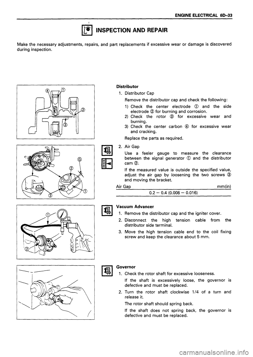 ISUZU DB SERIES 1993 Workshop Manual ISUZU DB SERIES 1993 Workshop Manual