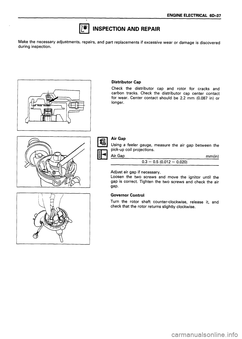 ISUZU DB SERIES 1993 Workshop Manual ISUZU DB SERIES 1993 Workshop Manual