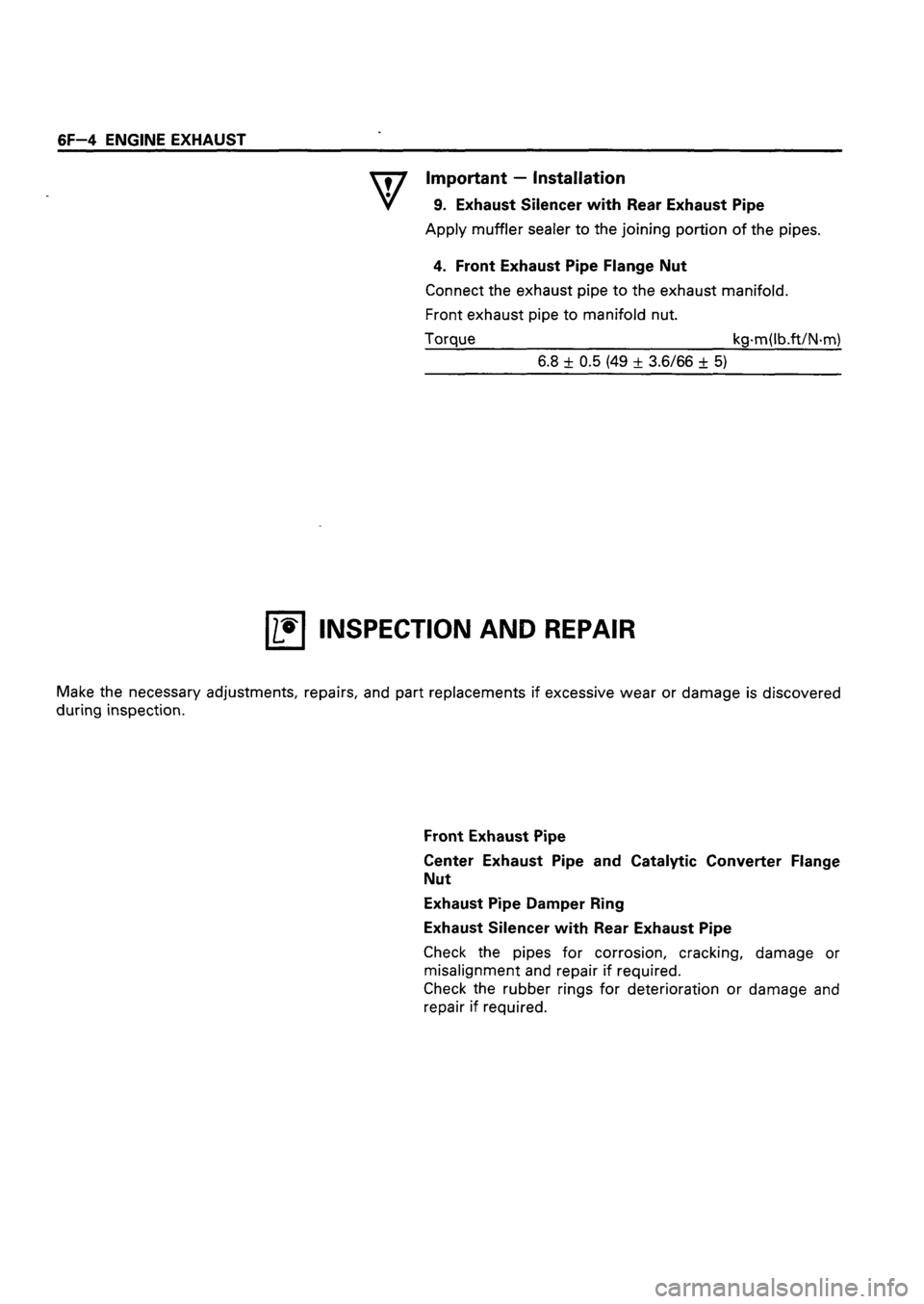 ISUZU DB SERIES 1993  Workshop Manual 