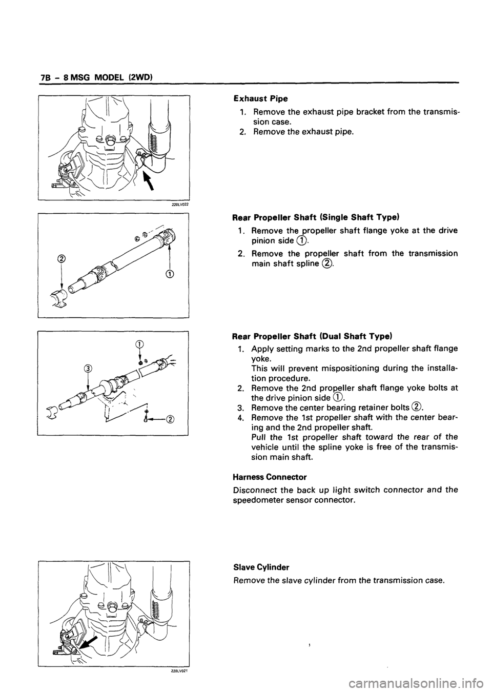 ISUZU DB SERIES 1993  Workshop Manual 