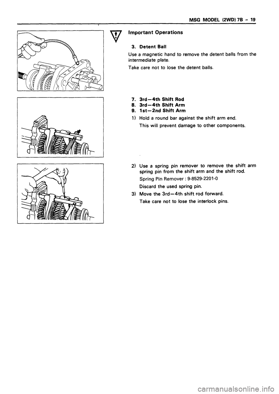 ISUZU DB SERIES 1993  Workshop Manual 